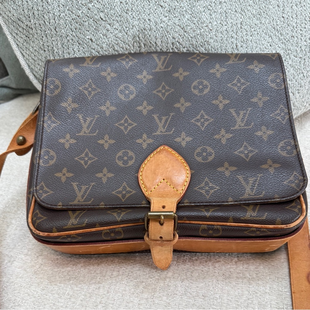 Louis Vuitton Monogram Tan and Brown monogram bag